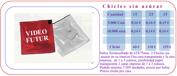 Chicles Flow-pack