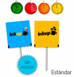 Piruletas Personalizadas Sin Azucar Redondas Estandar